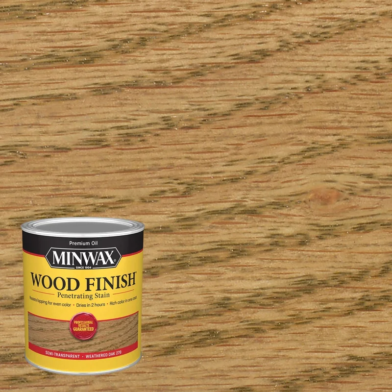 Minwax Wood Finish, Weathered Oak, 1 Gallon Weathered Oak