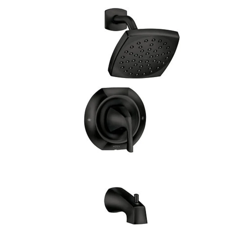 Moen Lindor Matte Black Posi-Temp Tub/Shower Matte Black