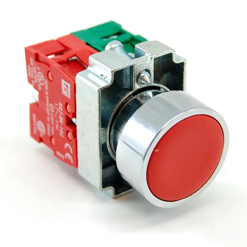 Momentary Pushbutton, NO/NC contactors