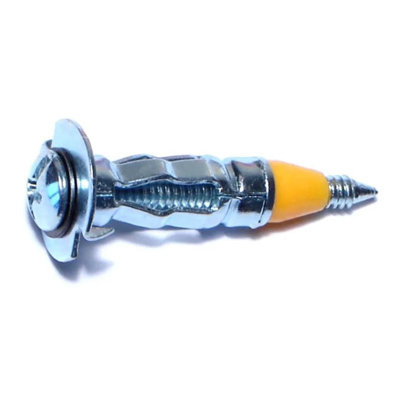 Monster Fastener 1/8"-32 Zinc Pan Head Extra Short Hollow Wall Drive Anchors (10 pcs.)