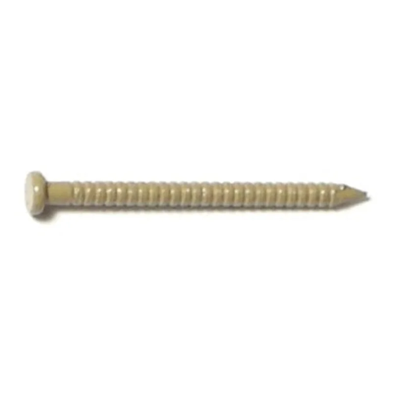 Monster Fastener Cherry Wood Brown Painted Steel Panel Flat Head Nails