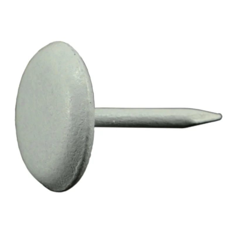 Monster Fastener White Steel Upholstery Nails
