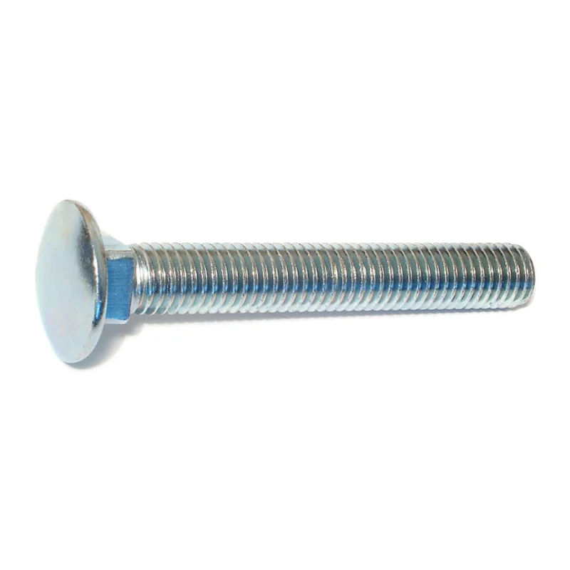 Monster Fastener Zinc Plated Grade 2 / A307 Steel Coarse Thread Carriage Bolts