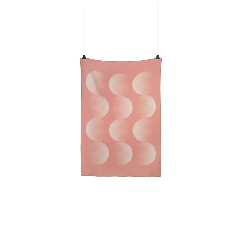 Moon Large Throw Crescent Blue