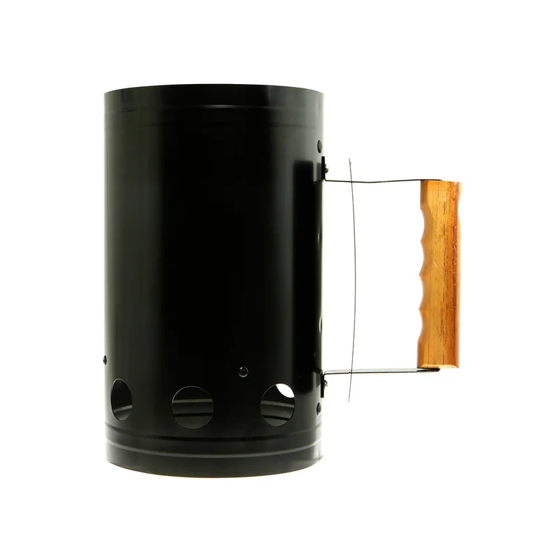 Mr. Bar-B-Q Charcoal Chimney Starter Black