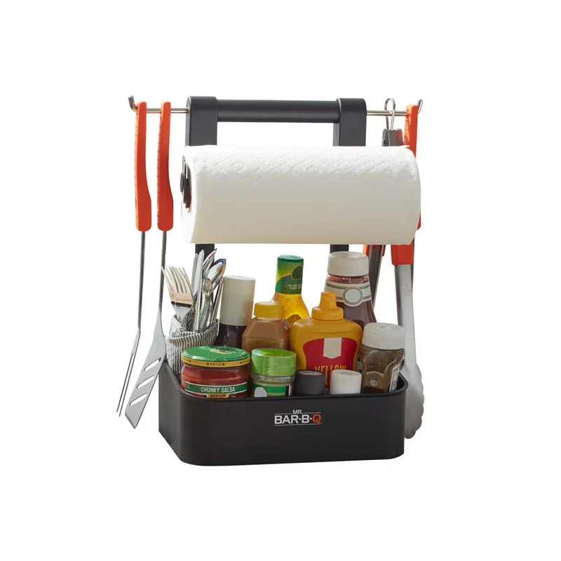 Mr. Bar-B-Q Collapsible BBQ Caddy