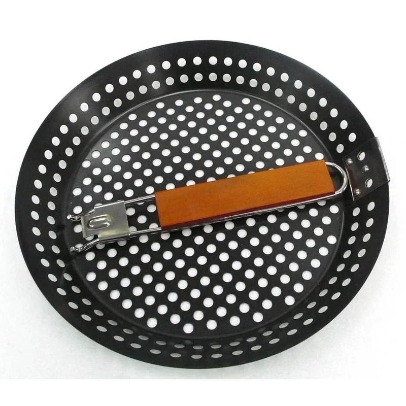 Mr. Bar-B-Q Grilling Skillet Black