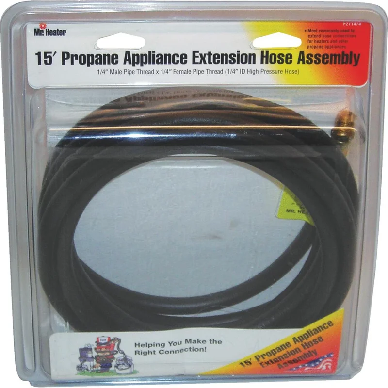 MR. HEATER 15 Ft. x 3/8 In. MPT x 3/8 In. FPT LP Hose Assembly