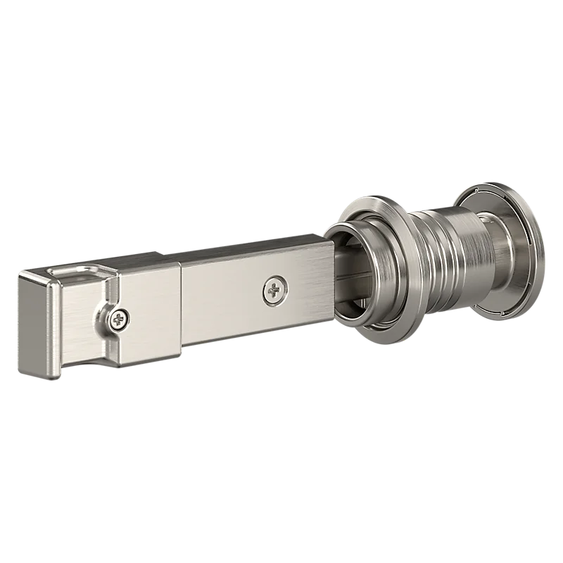 National Hardware Barn Door Lock 5" x 1-1/4" x 3/4", Satin Nickel Satin Nickel