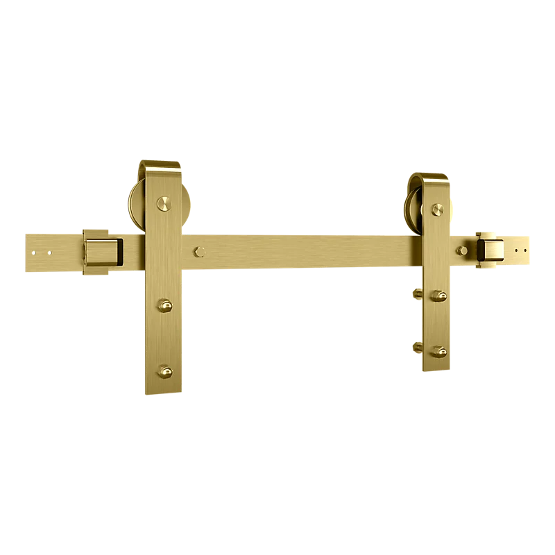 National Hardware Designer Interior Barn Door Kit Matte Black - Boxed