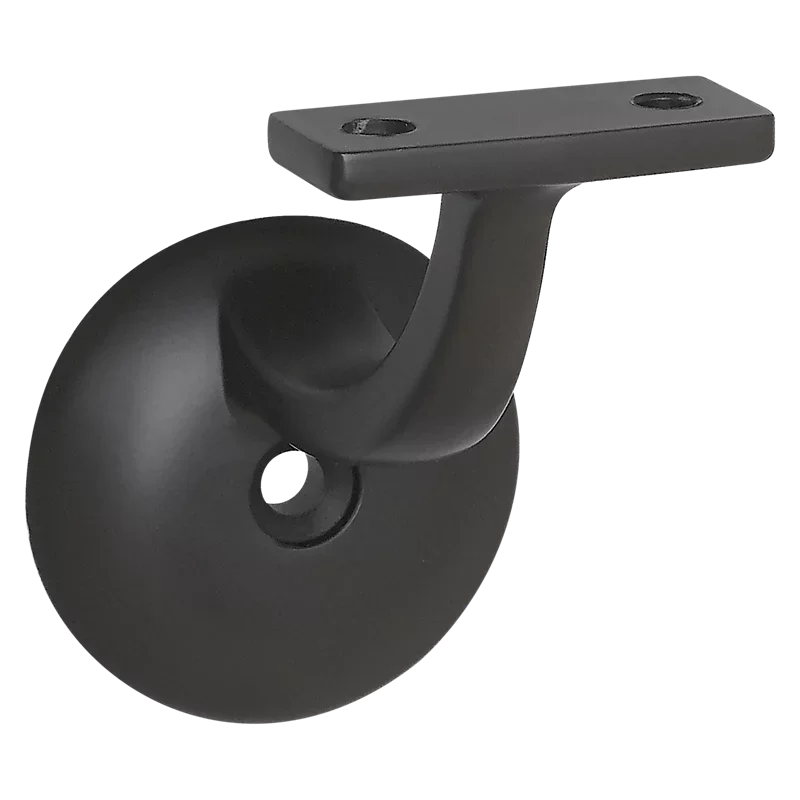 National Hardware Handrail Bracket Matte Black # N830-592