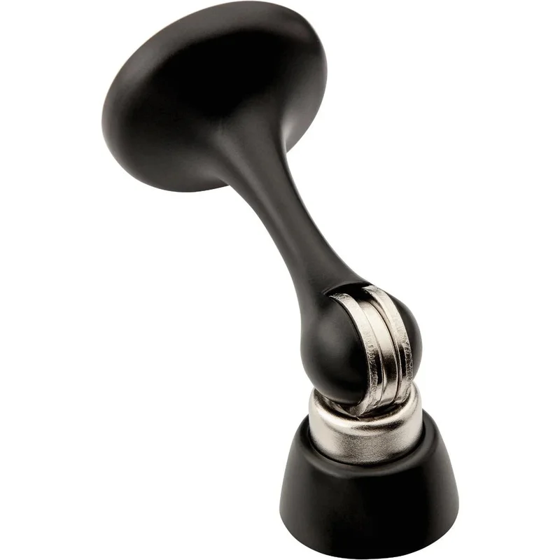 National Hardware Magnetic Rigid Door Stop Matte Black