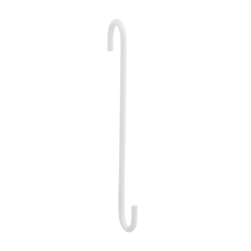 National Hardware Modern S Hook Large 8-in, White White