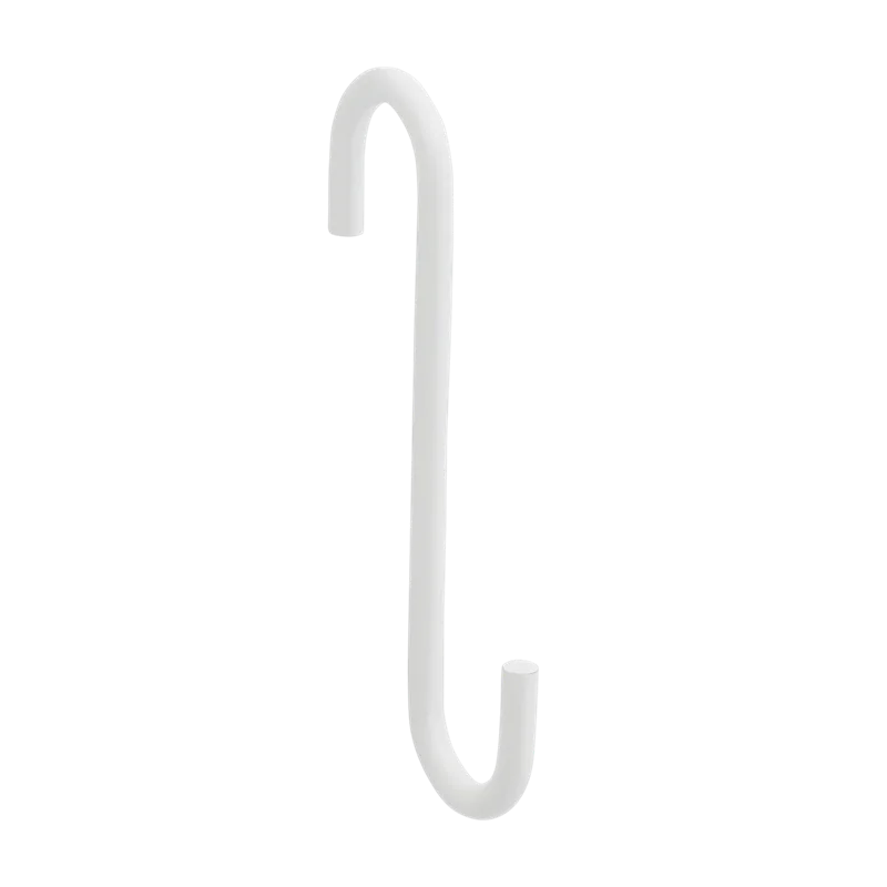 National Hardware Modern S Hook Small 4-3/4-in, White White