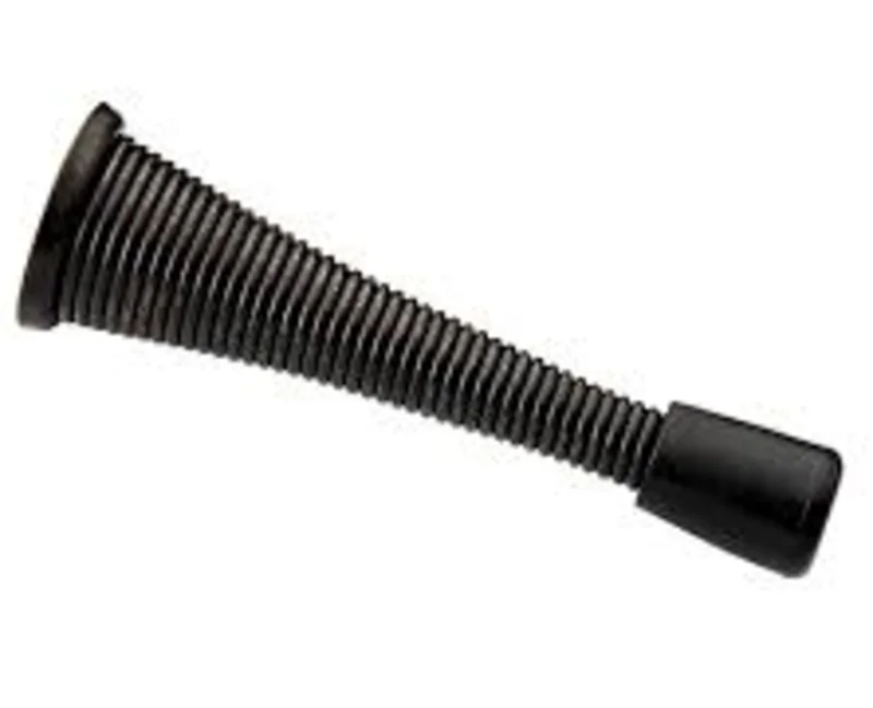 National Hardware N830-557 Spring Door Stop Matte Black