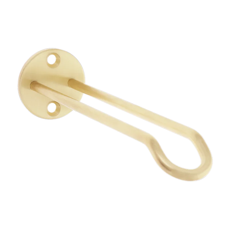 National Hardware Plant Hanger Wall Base 1-1/4x7-in, Brushed Gold Brushed Gold