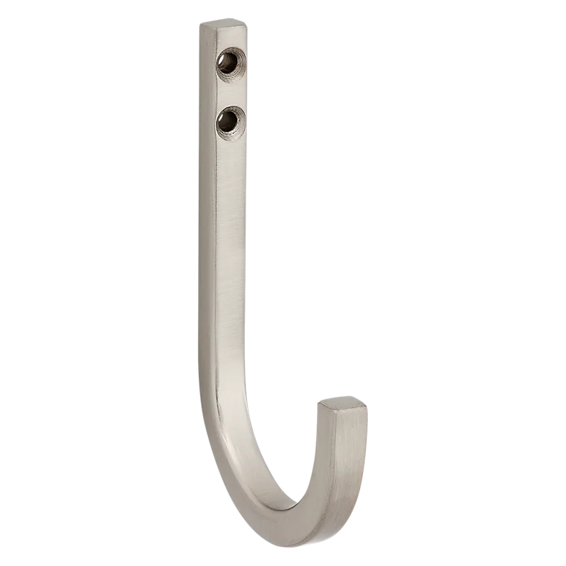 National Hardware Reed Multipurpose Hook 4", Satin Nickel Satin Nickel