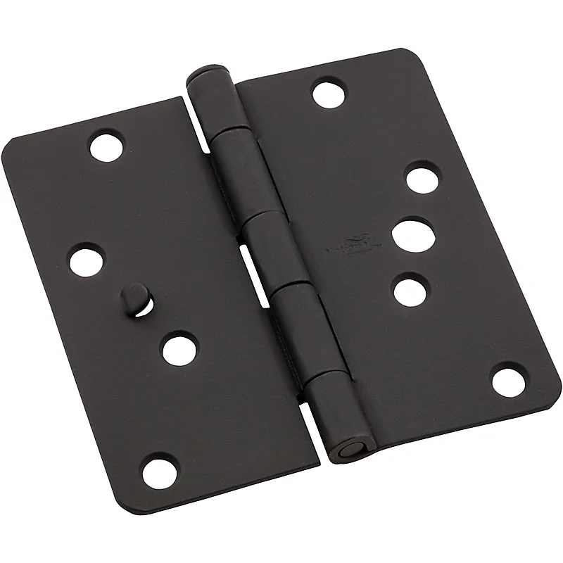 National Hardware Security Stud Hinge Black - Visual Pack