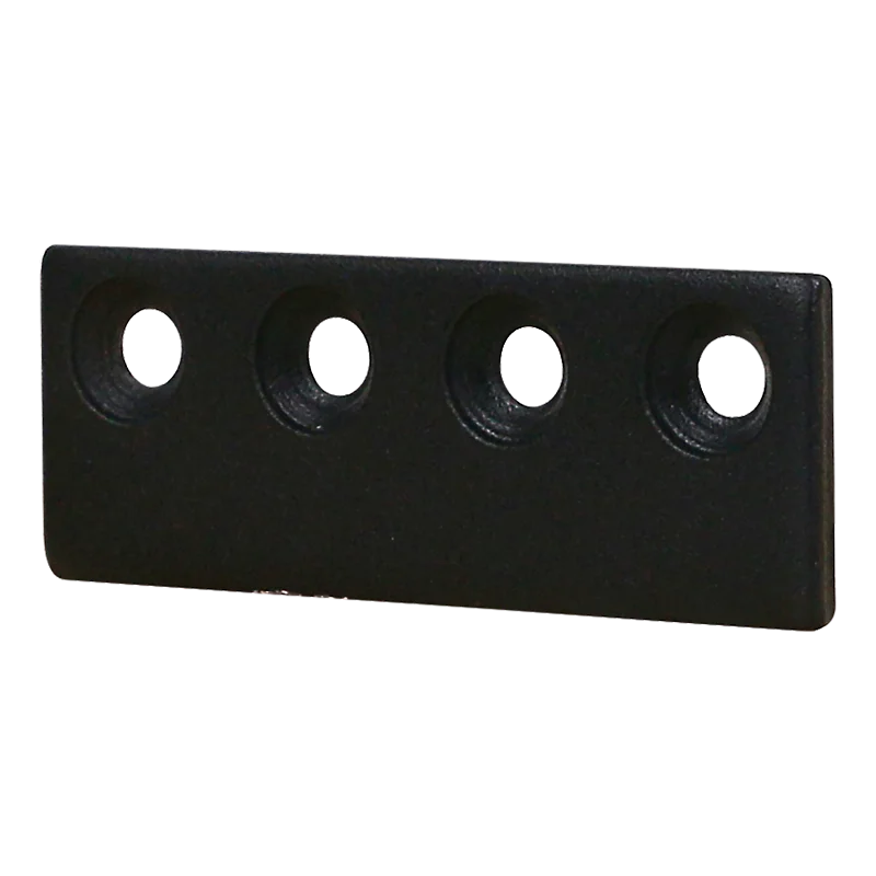 National Hardware Sliding Door Hardware Connecting Adaptor 3-1/8", Matte Black Matte Black