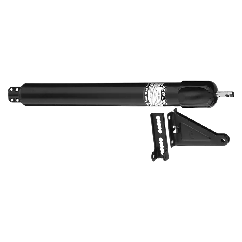 National Hardware Touch 'n Hold Door Closer Black Black