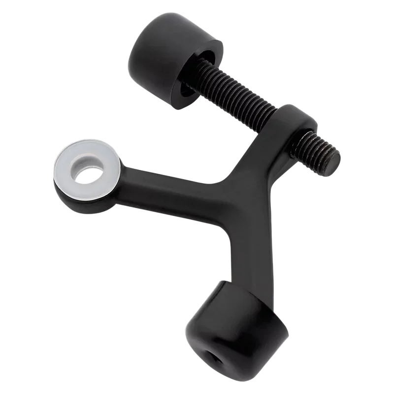National N830-580 Hinge Pin Door Stop Matte Black Matte Black