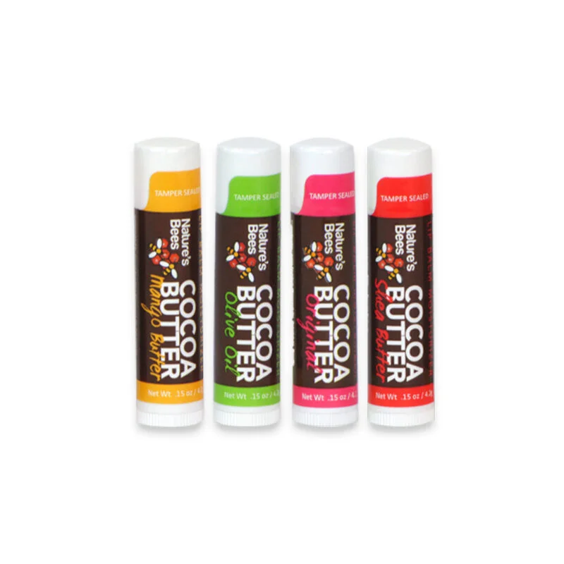 Natures Bees Cocoa Butter Lip Balm Original Flavor Collection