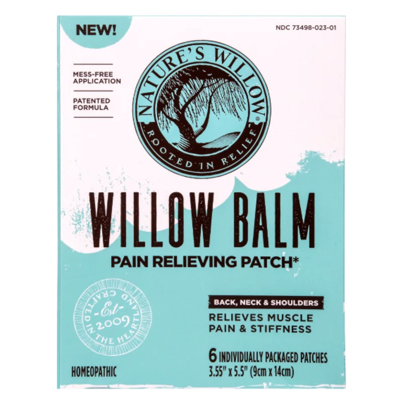 Natures Willow Pain Relieving Patch Regular 6 count