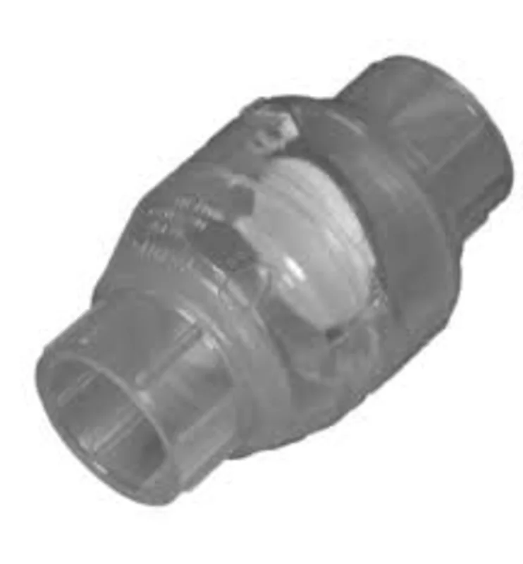 NDS 1-1/4" Pvc Clear Ips Swing Check Valve