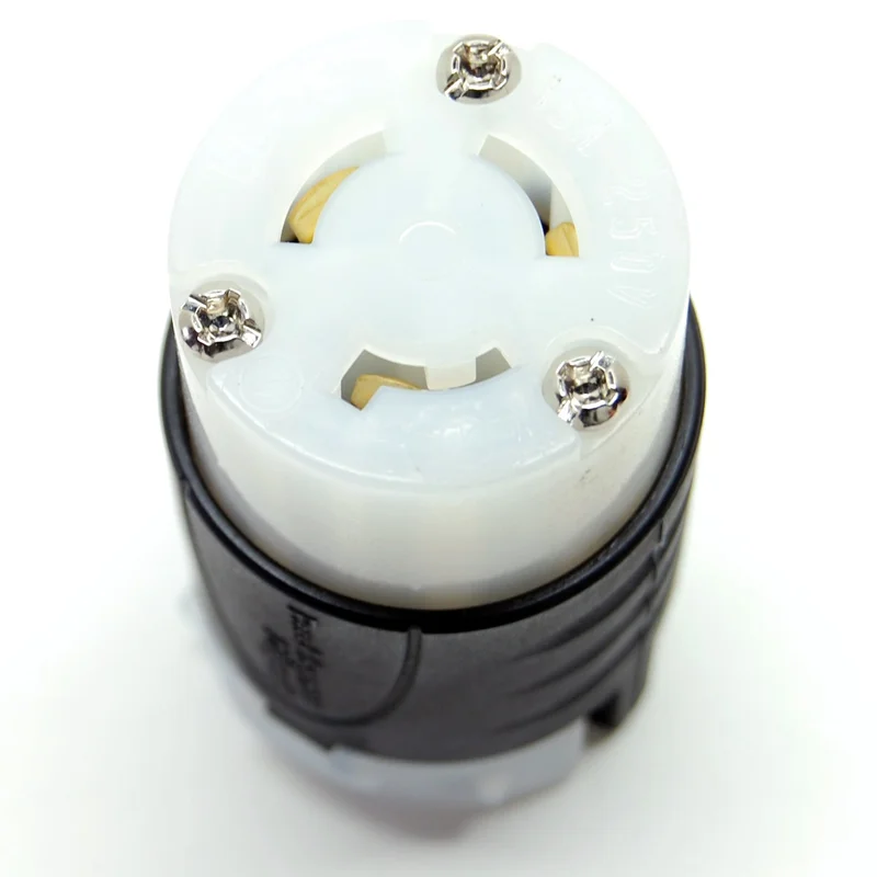 NEMA L6-15 (250VAC, 15A) twist lock electrical female connector