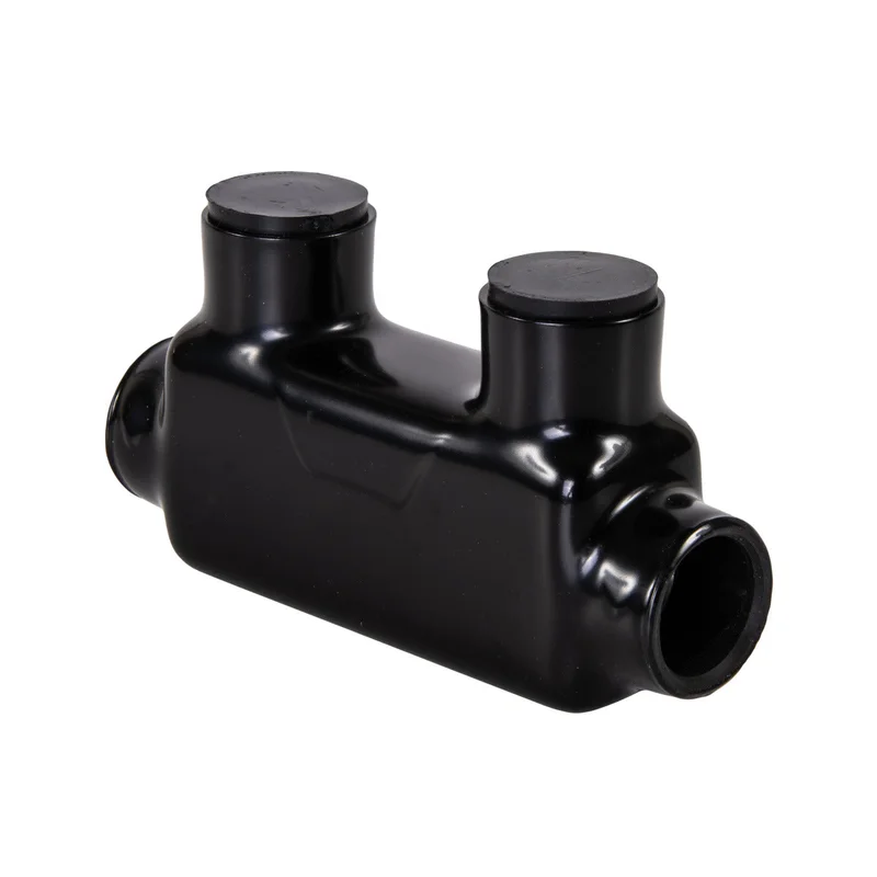NSI 2-Port Black Multi-Tap Pre-Insulated Connector 1/0  14 AWG Black