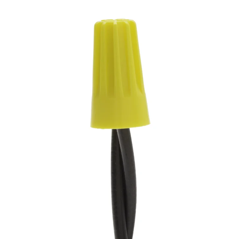 NSI Industries Standard Yellow Wire Connector with Quick-Grip Spring, 100 Carton Yellow