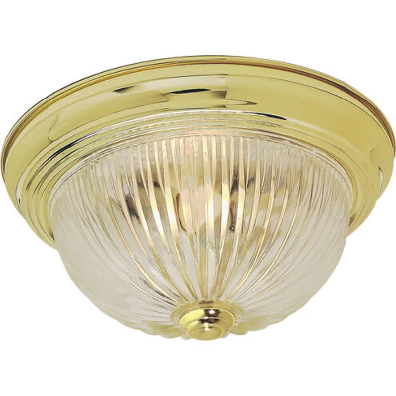 Nuvo Lighting Brentwood 2 Light 13.25 inch Flush Mount Mahogany Bronze