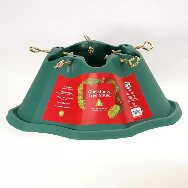 Oasis 519-st Christmas Tree Stand, Plastic, Green Green