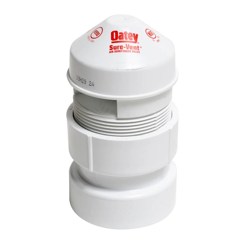 Oatey Sure-Vent 1.5 in. 2 in. 160 Branch, 24 Stack DFU Air Admittance Valve with PVC Schedule 40 adapter