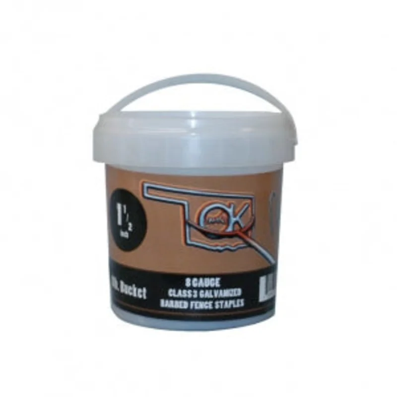 OKBRAND  Steel Fence Staple 1-1/2" - 50 LB Bucket