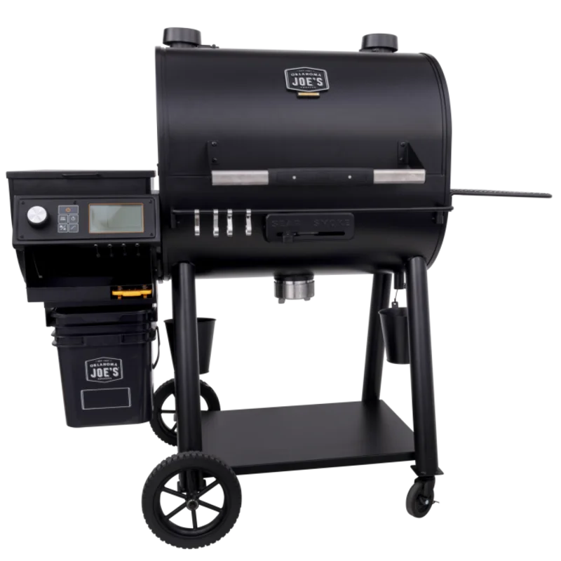 Oklahoma Joe's Rider DLX 1200 Pellet Grill in Black with 1,234 sq. in Black