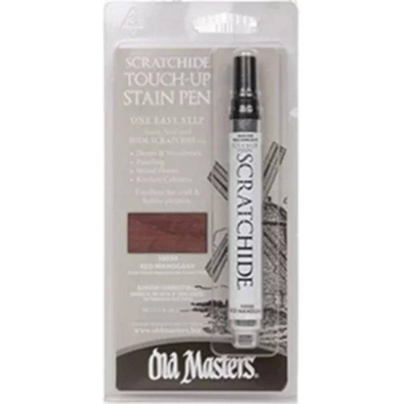 Old Masters 10050 Scratchide Touch-Up Stain Pen, Red Mahogany ~ 1/2 oz Red Mahogany