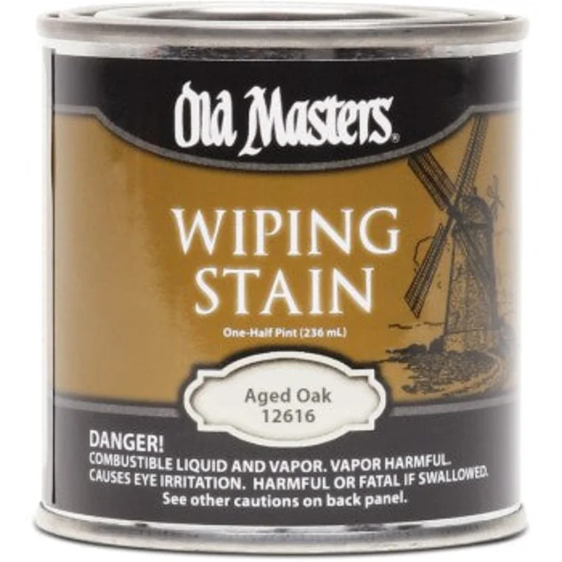 Old Masters 12616 Wiping Stain, Aged Oak ~ Half Pint