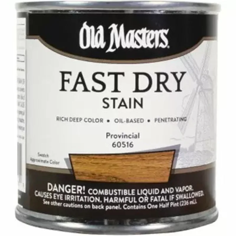 Old Masters 60516 Fast Dry Stain, Provincial ~ 1/2 pint Provincial