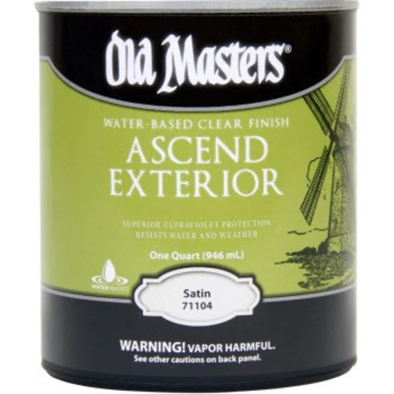 Old Masters 71104 Clear Finish, Satin ~ Qt