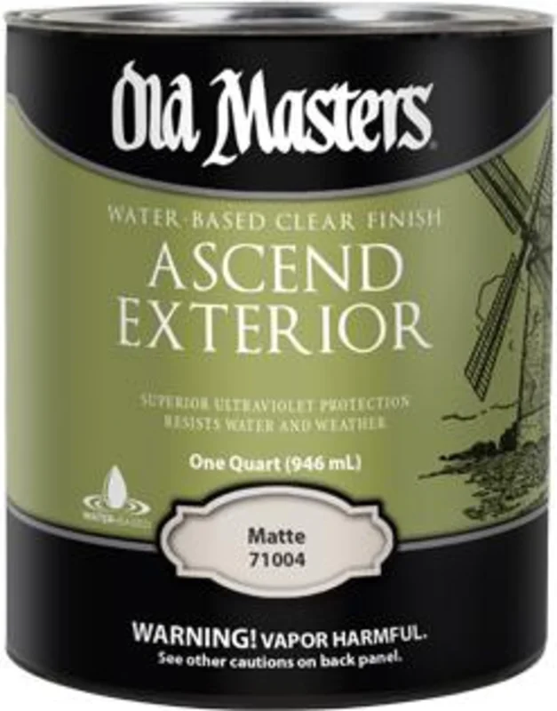 Old Masters Ascend Exterior Water-Based Clear Finish
