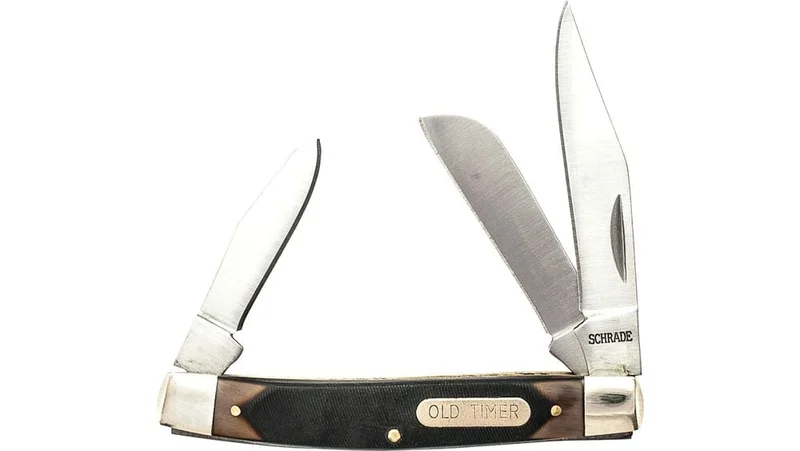 Old Timer 34OT Middleman Folding Pocket Knife Sawcut