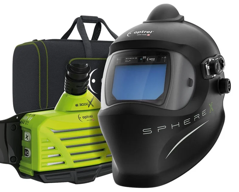 Optrel e3000x PAPR w/Sphere X CLT Black Welding Helmet 4530.055