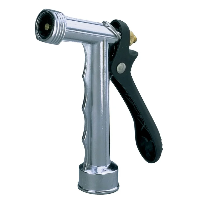 Orbit Adjustable-Spray Zinc Rear Trigger Watering Nozzle Zinc