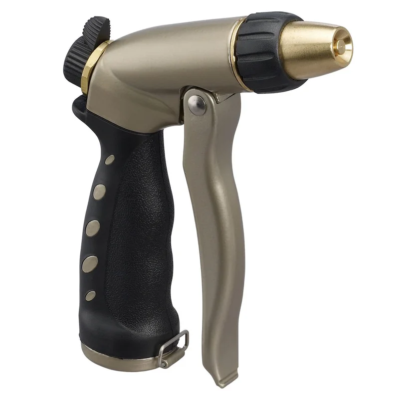 Orbit Adjustable Zinc Front Trigger Nozzle, Titanium Titanium