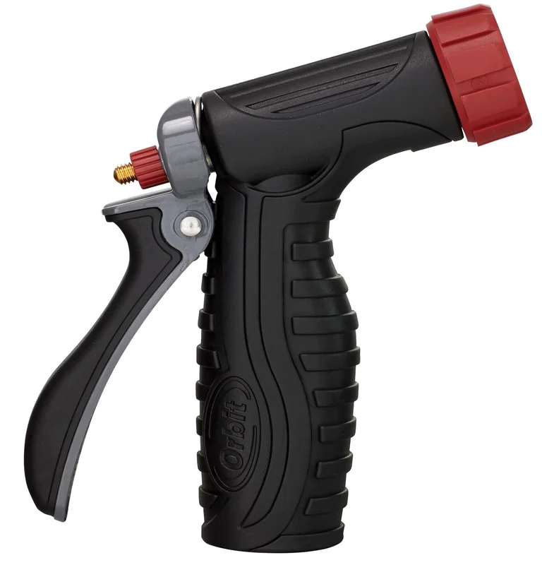 Orbit Pro Adjustable Rear Trigger Threaded-Tip Nozzle Black Red