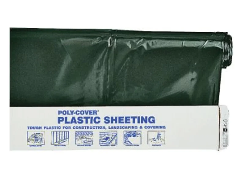 Orgill Poly 4X20-B Poly Film 4 Mil Black Polyethylene Film