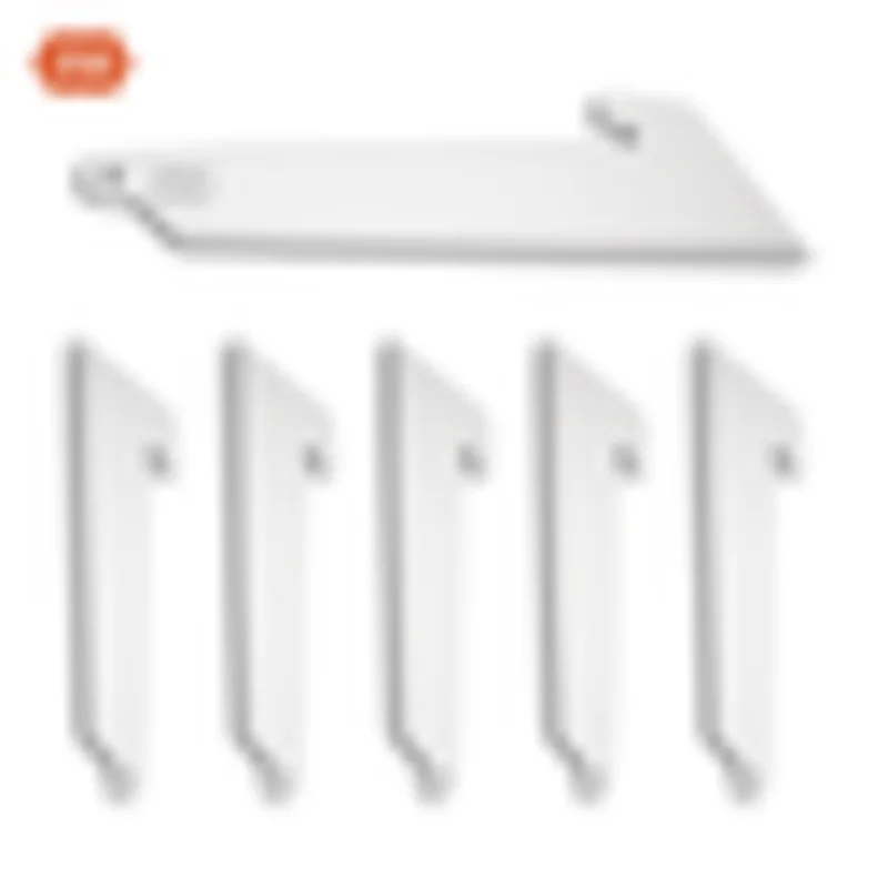 Outdoor Edge 2.5" Utility Blades 6-Pack