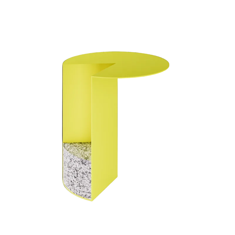PAC 450 Side Table jet black