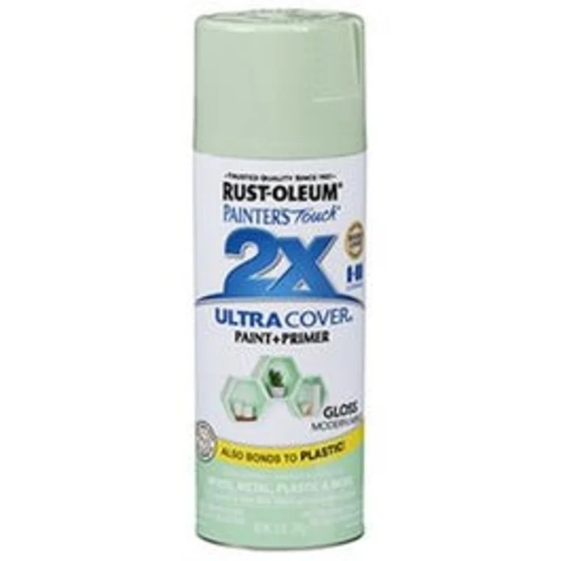 Painter's Touch 2X Spray Paint, Modern Mint Gloss, 12-oz.